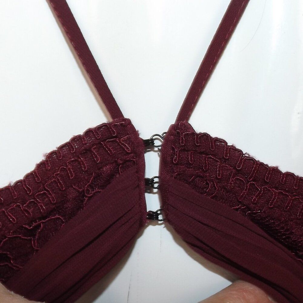 new BILL LEVKOFF Maxi Dress/Gown, 12, SAMPLE, Burgundy, Lace Neckline, Halter - Picture 8 of 15